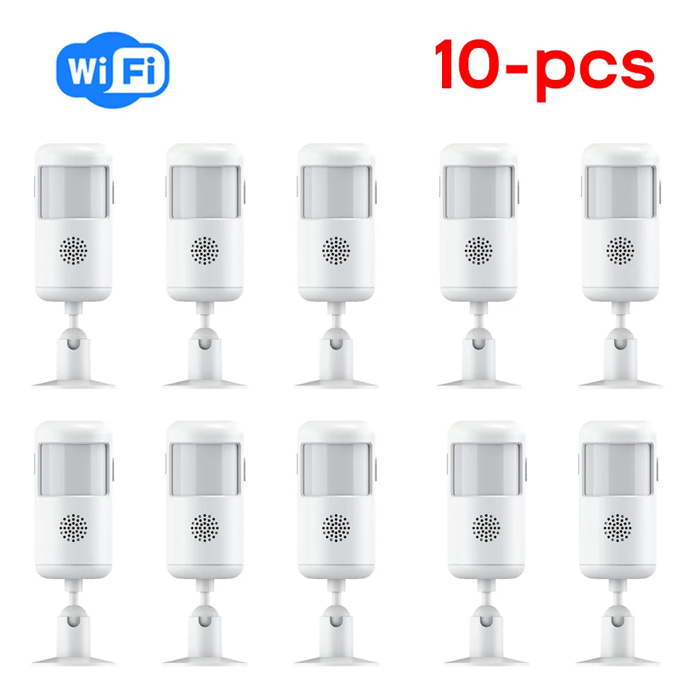 Detector de movimiento PIR 433MHz Modo doble - Capteur Infrarouge Étanche 180° Compatible Tuya Smart Life para seguridad Maison