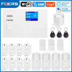 FUERS G30 – Hausalarmsystem mit WiFi- und GSM-Verbindung, Farbbildschirm, Sirene und Detektoren, fillose Sicherheit mit Anwendung