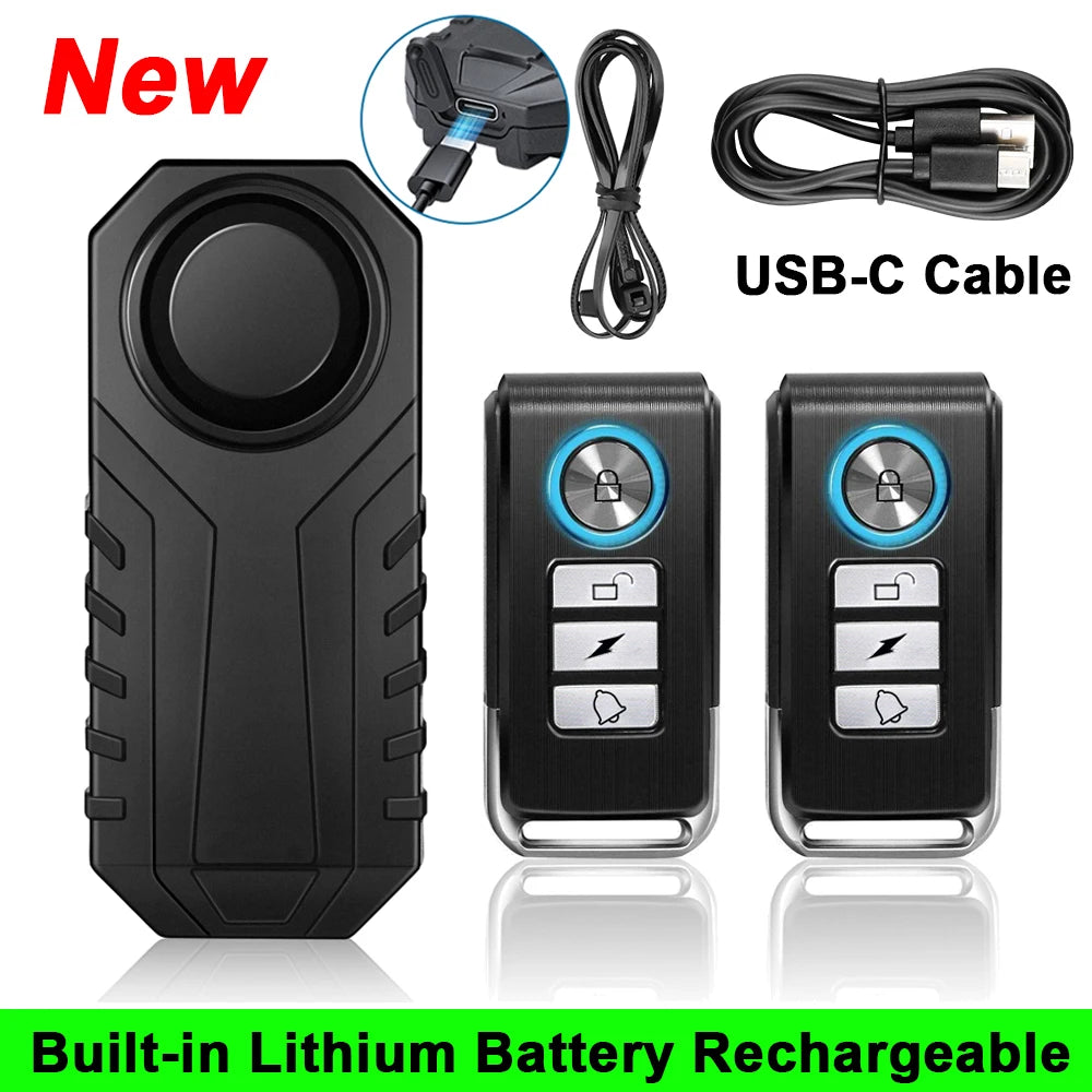 Alarme Antivol Étanche Elecpow 113 dB para Vélo, Moto et Trottinette Électrique – Detector de vibraciones con Télécommande Sans Fil 