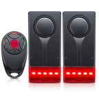 Elecpow Alarme Antivol Sans Fil 108 dB pour Voiture et Camping-Car – Détecteur de Vibration avec Télécommande et Alerte Sonore & Lumineuse