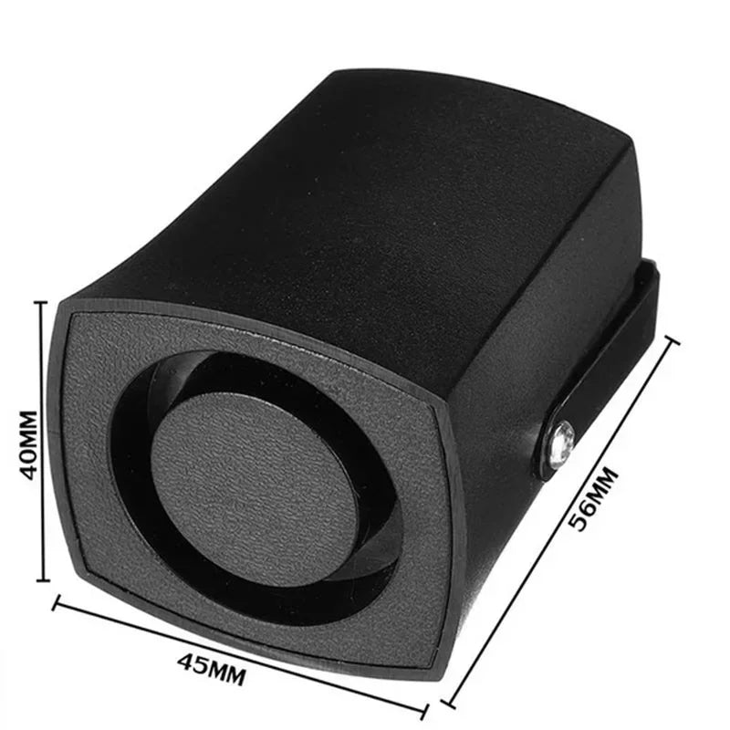 Mini Sirène 12V / 24V 120 dB “BiBi” – Avertisseur Sonore Compact pour Alarme Maison, Véhicule et Système de Sécurité
