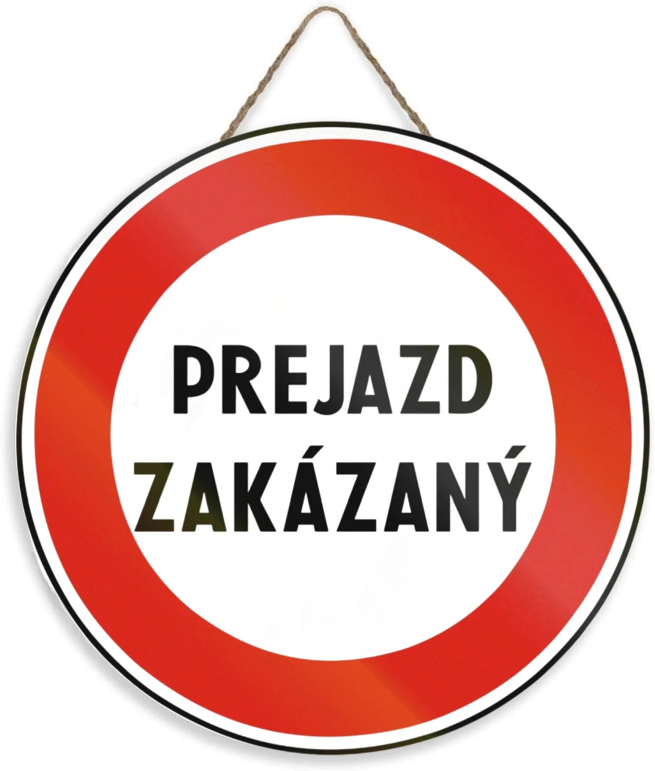 Panneau Rond en Bois “Propriété Privée – Accès Interdit – Vidéosurveillance” – Décoration Murale Sécurité pour Cour, Jardin et Allée