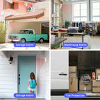 Detector de movimiento PIR 433MHz Étanche 180° - Capteur Infrarouge Sans Fil Compatible Tuya Smart Life para alarma de casa