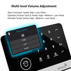 FUERS G03 Heimalarmsystem WiFi + GSM – Anti-Ventil-Zentrale mit farbigem Bildschirm, Sensoren und Steuerung über Tuya Smart, kompatibel mit Alexa