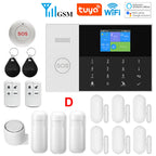 GauTone 105-2G – Sistema de alarma Casa Conectado Tuya WiFi y GSM, Seguridad Sans Fil con Aplicación Smart Life y Compatibilidad Alexa