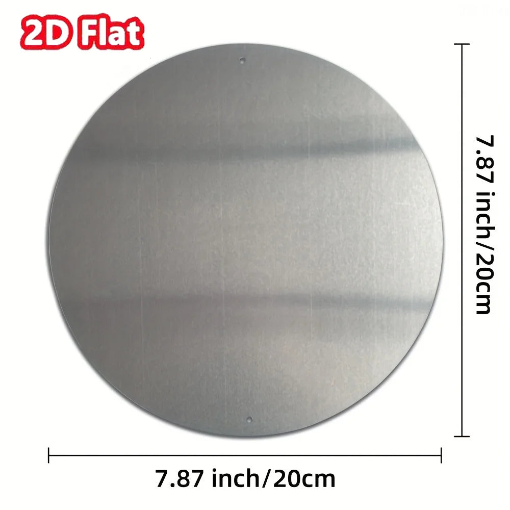 Plaque Murale Métal “Heures de Surveillance” – Décoration Moderne Rétro en Aluminium, Design Plat 2D pour Maison et Appartement 