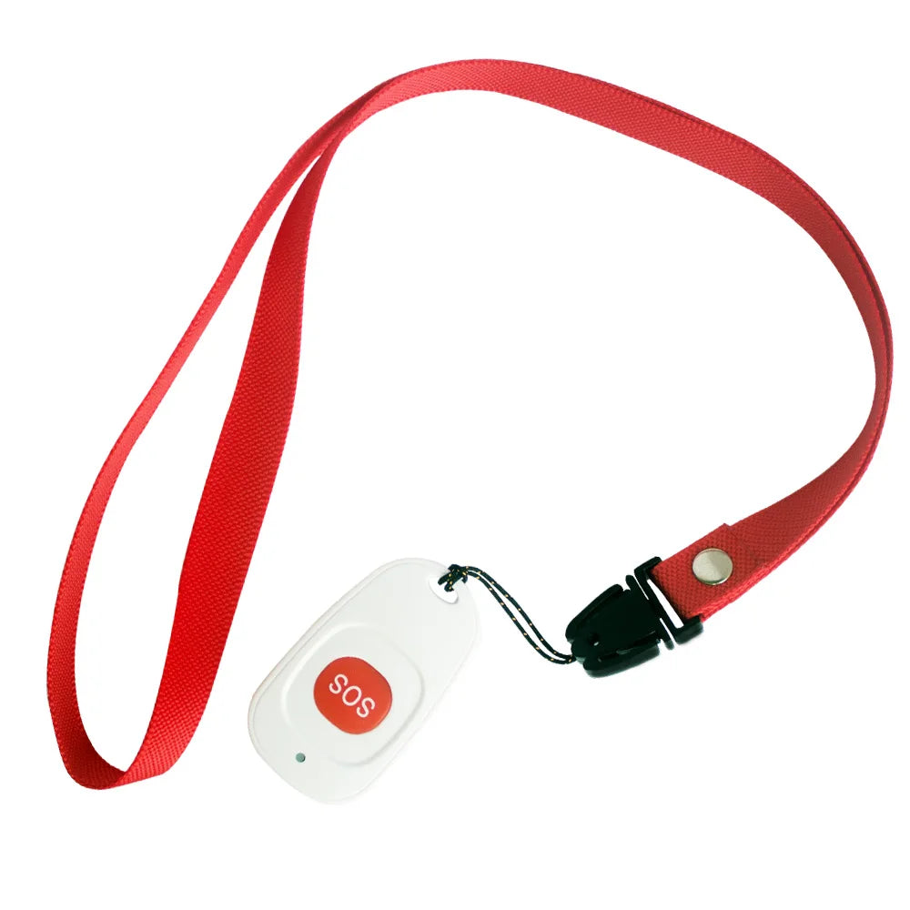 TOPVICO Bouton SOS Panique 433 MHz – Notfall-Türsprechanlage für Senioren, kompatible WiFi- und RF-Alarmsysteme