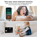 PGST 108-2G - Sistema de alarma Maison Connecté Tuya WiFi &amp; GSM, Kit Seguridad Sans Fil con detectores de puerta/puerta y movimiento, Compatible Alexa