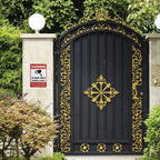 Panneau Propriété Privée avec Avertissement Intrusion et Vidéosurveillance – Plaque Sécurité en Aluminium pour Entrées Maison et Entreprise