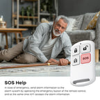 PGST 105-2G – Sistema de alarma Maison Connecté WiFi 2G 433 MHz Tuya Smart Life, pantalla y teclado, compatible con Alexa y Google