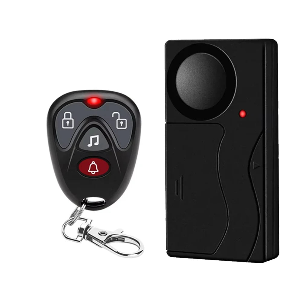 Awapow Alarme Antivol à Vibration 110 dB avec Télécommande – Protección Sans Fil pour Voiture, Camping-Car, Moto et Vélo