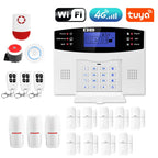 DYGSM – Système d’Alarme Maison Connecté 4G + WiFi Tuya, Sécurité Sans Fil avec Sirène 120 dB et Contrôle via Application Smart Life