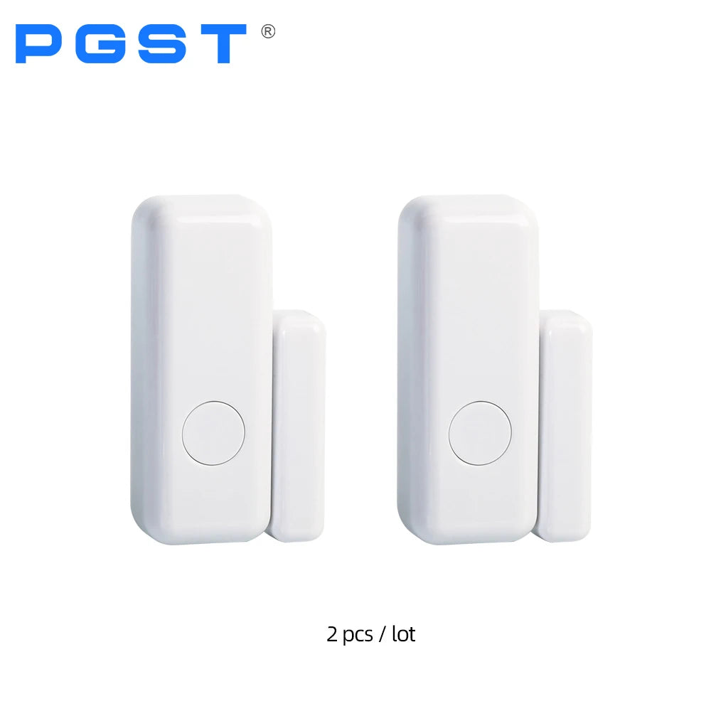 PGST – Detector de apertura de puerta y ventana sin filtro 433 MHz para sistema de alarma de casa