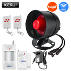 KERUI H01 Sistema de Alarma Casa WiFi Tuya con Sirène 433MHz - Kit Seguridad Sans Fil Compatible Alexa y Google Home