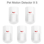PGST P96-R-1 - Detector de movimiento infrarrojo sin filtro 433 MHz Compatible Tuya, inmunidad animal, para sistema de alarma de casa