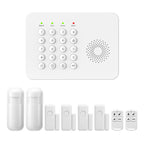 Sistema de alarma Maison PGST WiFi + GSM 2G Tuya – Kit de seguridad conectado con detectores de movimiento y captadores de puerta/ventana
