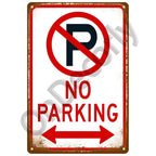 Panneau Vintage CCTV en Métal 20 x 30 cm – Plaque Murale “Vidéosurveillance 24h” pour Bar, Garage, Café et Maison