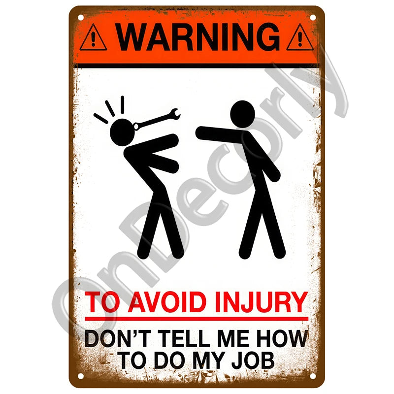 Panneau Vintage CCTV en Métal 20 x 30 cm – Plaque Murale “Vidéosurveillance 24h” pour Bar, Garage, Café et Maison