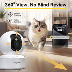 Caméra de Surveillance Intérieure BoyKeep 3MP WiFi 5G/2.4G – Suivi Automatique, Vision Nocturne Couleur et Audio Bidirectionnel