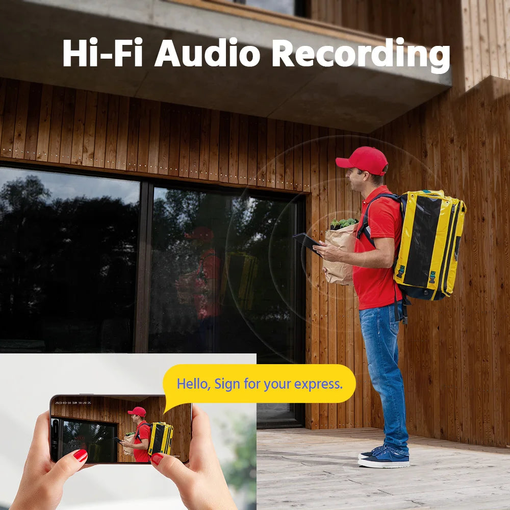 Caméra de Surveillance ANNKE C800 4K PoE 8MP – Caméra Extérieure IK10 Antivandale avec Double Éclairage Intelligent et Micro Intégré