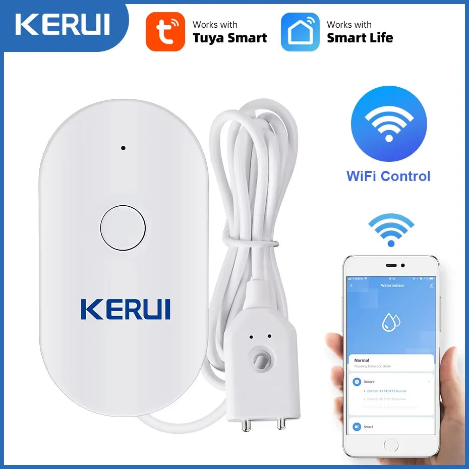 KERUI G70 – Sistema de alarma Maison Connecté 4G y WiFi con pantalla táctil de 7 pulgadas, aplicación Tuya y Captores Sans Fil