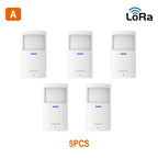 Staniot SecPanel 7 Pro H700-4G-L - Sistema de alarma Maison LoRa WiFi + 4G con pantalla táctil de 7", puerto de 500 m y sirena 115 dB