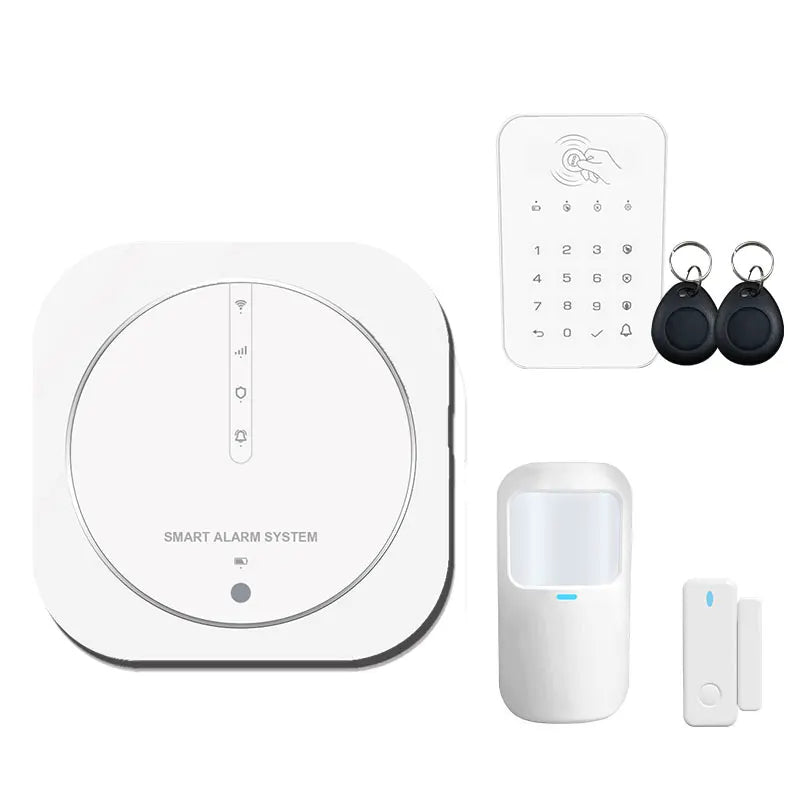 ZUIDID G13 – Sistema de alarma Maison Connecté Tuya WiFi &amp; GSM, Seguridad Sans Fil 433 MHz con Capteurs, Sirène y Control Vocal
