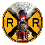 Panneau Rond en Aluminium “Propriété Privée – Accès Interdit – Vidéosurveillance” 20 cm – Señalización de seguridad exterior e interior 