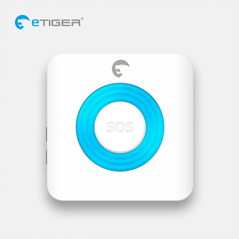 Sirène Intérieure Sans Fil eTiger ES-S6A 85 dB con Flash – Compatible con sistemas de seguridad eTiger Secual