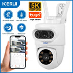 KERUI G70 – Sistema de alarma Maison Connecté 4G y WiFi con pantalla táctil de 7 pulgadas, aplicación Tuya y Captores Sans Fil