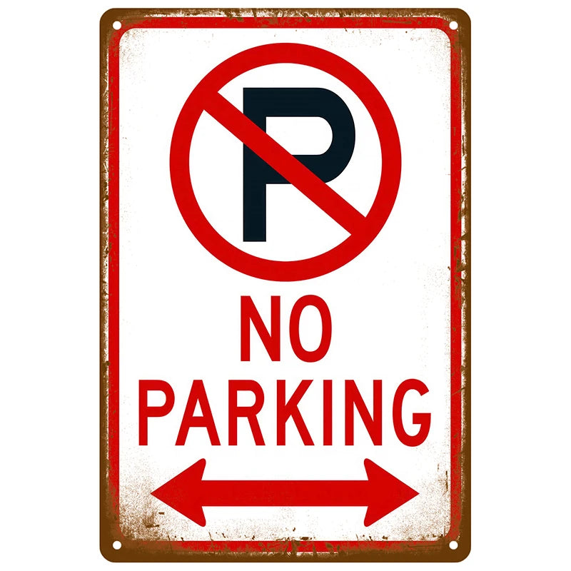 Panneau Vintage CCTV en Métal 20 x 30 cm – Plaque Murale “Vidéosurveillance 24h” pour Bar, Garage, Café et Maison